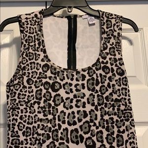 leopard inspired Bar III  midi bodycon dress